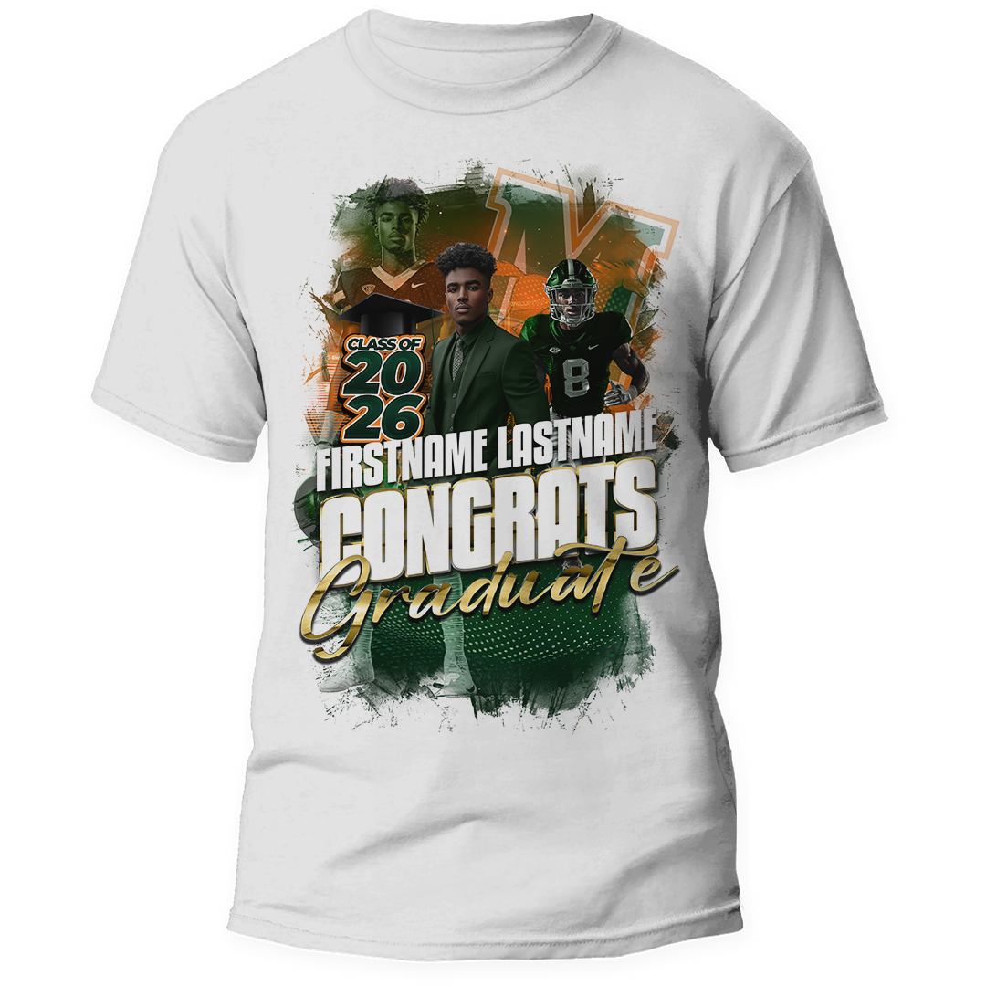 Graduation Shirt Premium Full Color 304